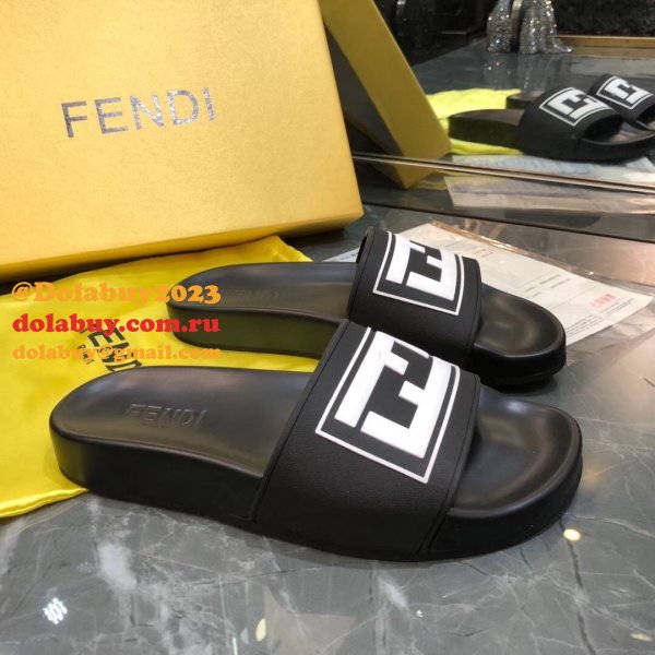 Designer Fendi casual Slippers