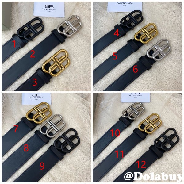 High Quality Luxury Balenciaga Knockoff 1:1 Mirror Belts