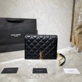 Duplicates Saint Laurent Becky Large chain bag in quilted lambskin