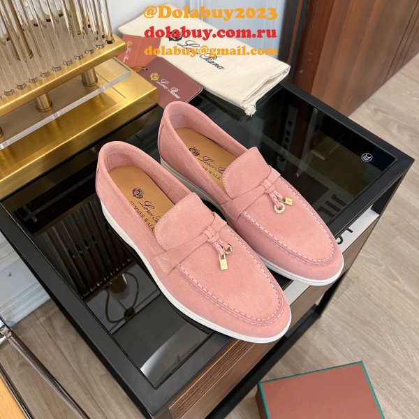 First Copy Loro Piana Fashion 2023 Retro Casual Shoes