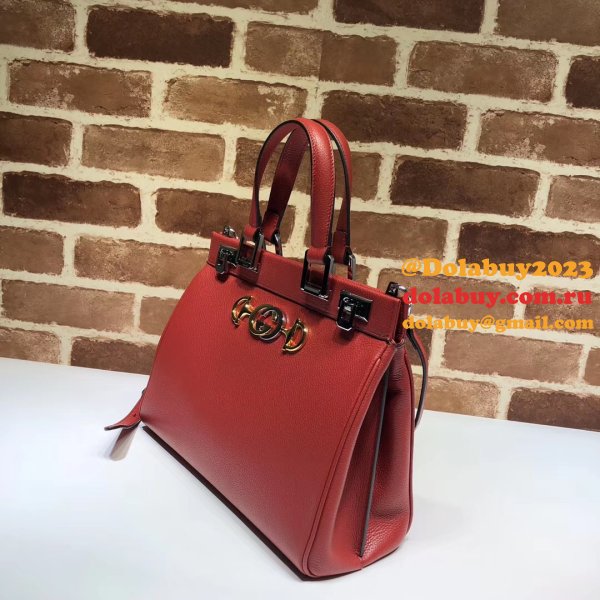 High Quality Leather Gucci 569712 Zumi Small Top Handle Copy Bag