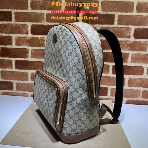 Seller Gucci  7 Star Backpack 704017 Interlocking G Ebony Supreme