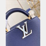 Louis Vuitton M48865 Dark Blue Light Flower Chain Capucines UK Handbag