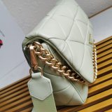 Wholesale Prada Knockoff System nappa leather patchwork bag online