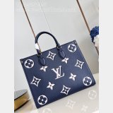 Onthego Louis Vuittons Cheap M47084 Navy Monogram Empreinte Bag