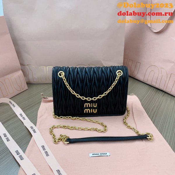 Copy High Quality 5BP065 Cheap Miu Miu Matelasse Bags