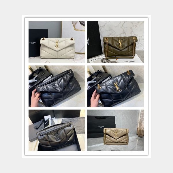 Wholesale 7 Star YSL LOULOU PUFFER HANDBAG 29CM