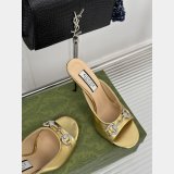 1:1 Mirror gucci WOMEN'S HORSEBIT MID-HEEL SLIDE SANDAL