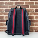 Gucci Men 792080 GG Designer Top Qualitys Backpack In Black GG Supreme