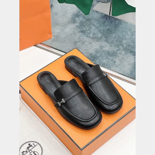 AAA+ hermes Fashion Mule slippers Wholesale