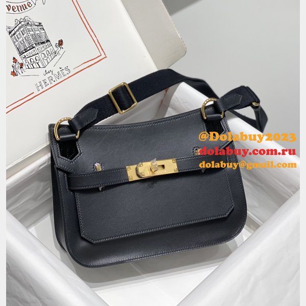 Fake herems JYPSIERE MINI CALF leather handbag