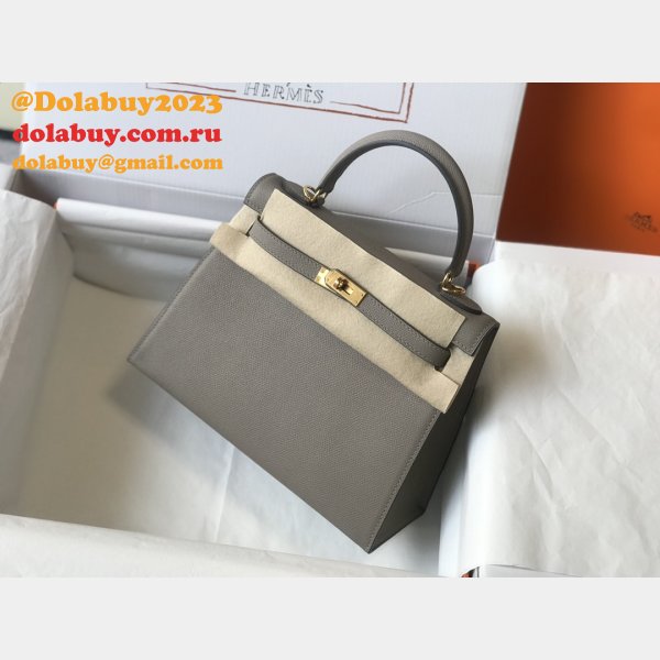 Customize The Best High Quality bag Hermes Epsom Kelly 25-28cm Handbags