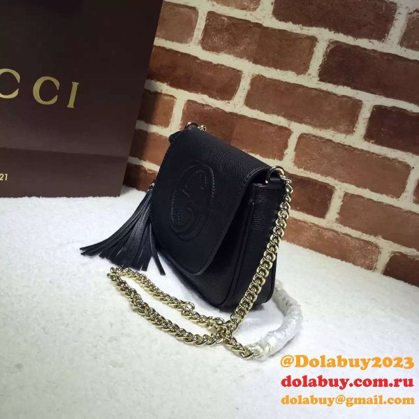 High Quality bag Gucci AAA+ Soho 323190 Leather Disco Chain Shoulder Bag