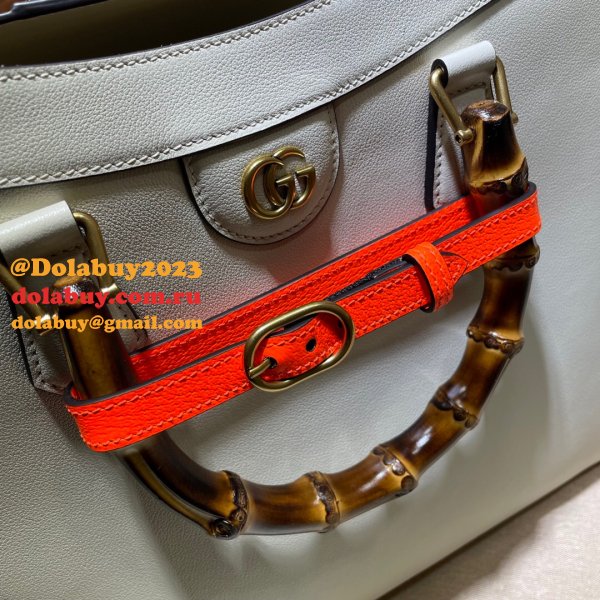 Gucci Best Quality Designer 7 Star Diana medium tote leather bag