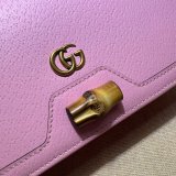 The Gucci Best Diana Duplicates bag with bamboo 696817