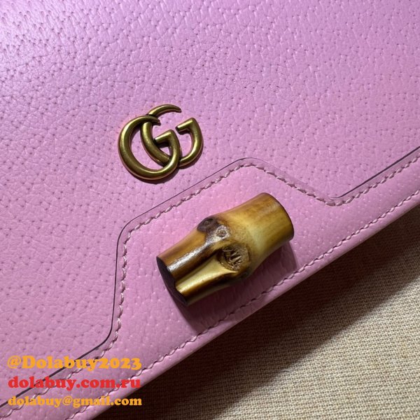 The Gucci Best Diana Duplicates bag with bamboo 696817