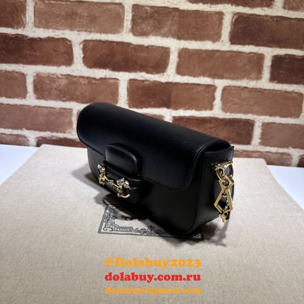 Knockoff Gucci Horsebit 1955 Shoulder Chain 735178 Designer Bag