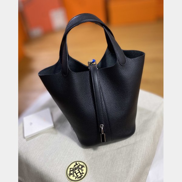 Buy Hermes High Quality bag Handbags Picotin Black Bag