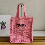 Top Quality PRADA Raffia tote bag Luxury