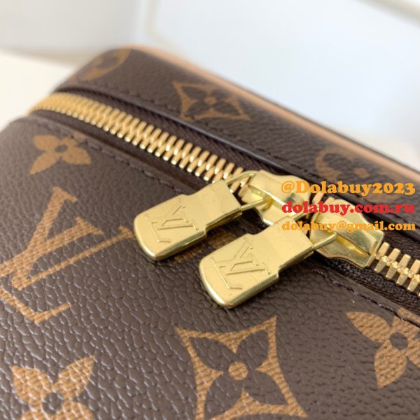 Top Quality Louis Vuitton Nice Mini Monogram Canvas M44495 Brown