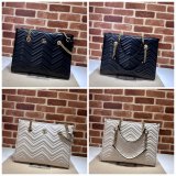 Tote GG Marmont White/Black 779724 Gucci Designer Bag