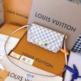 High Quality Louis Vuitton Damier Azur Canvas Favorite PM N41277 Designer