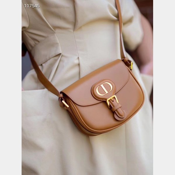 Replica 2020 Christian dior bobby CD logo Obligue Brown bag