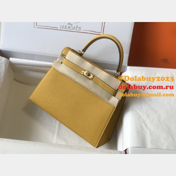 Customize The Best High Quality bag Hermes Epsom Kelly 25-28cm Handbags