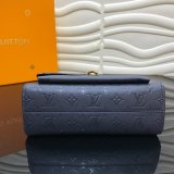 Replica Louis Vuitton Monogram Empreinte Leather Vavin PM M43931 Black Bag