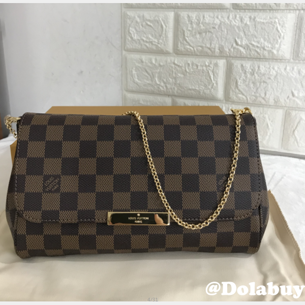 Louis Vuitton 7 Star Favorite MM Damier Ebene Bag