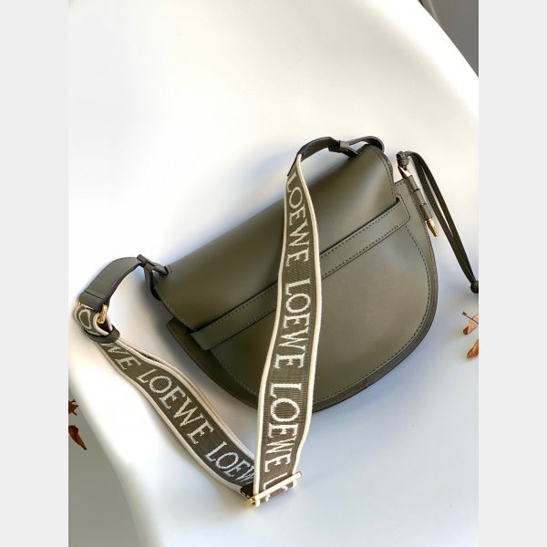 High Quality bag 1:1 Wholesale Mirror LOEWE GATE HADNBAG 25MM