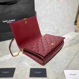 Duplicates Saint Laurent Becky Large chain bag in quilted lambskin