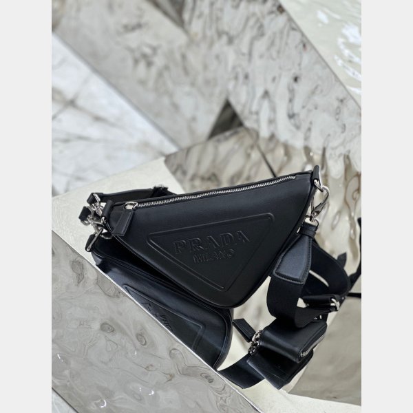 1:1 Mirror Prada calfskin triangle 7 Star bag