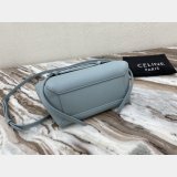 Celine Duplicate Grained Calfskin Nano Belt Bag Blue