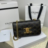 Fake CELINE RIOMPHE 20.5CM chain bag