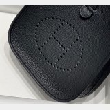 AAA+ Hermes Mini Evelyne TPM Bag Black