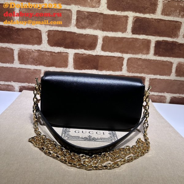 Knockoff Gucci Horsebit 1955 Shoulder Chain 735178 Designer Bag