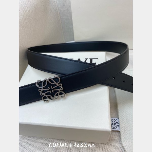 Loewe Top Quality Fashion Anagram 3.2CM Width Fashions Belts