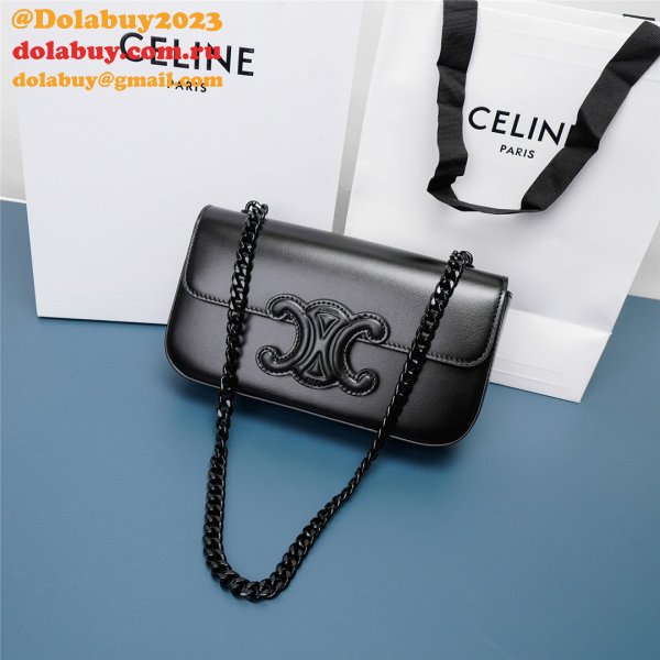 Fake Cheap Wholesale Celine Triomphe Handbags 21CM