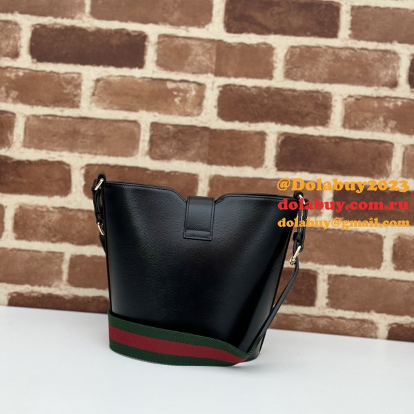 Gucci Inspired Bucket Shoulder Black 782908/782904 Copy Bag