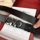 Copy Designer Salvatore Ferragamo 35 mm Black Belts