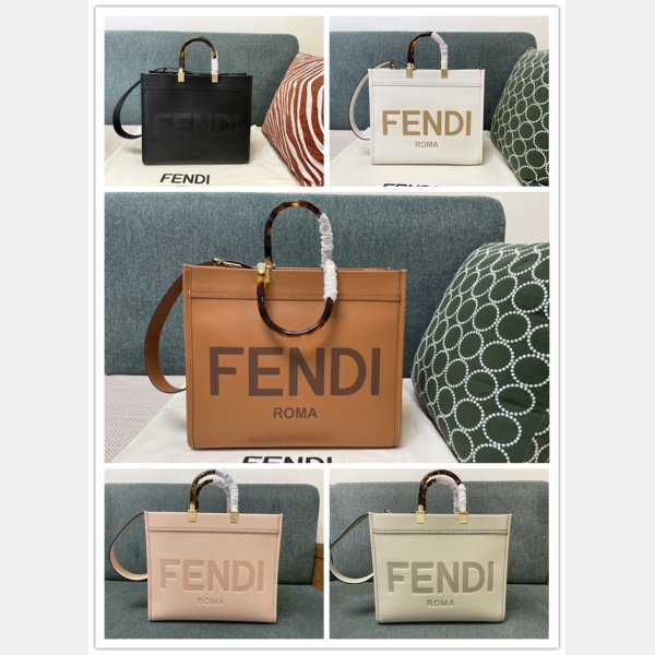 UK Knockoff FENDI TOTE Sunshine SMALL HANDBAG