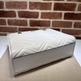 Tote GG Marmont White/Black 779724 Gucci Designer Bag