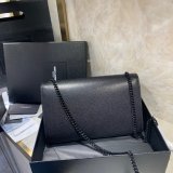 Duplicate SAINT LAURENT KATE BAG 5868006 BLACK ON BLACK