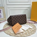 Louis Vuitton Clapton Backpack Damier Ebene N42262 Brown/Pink Copy