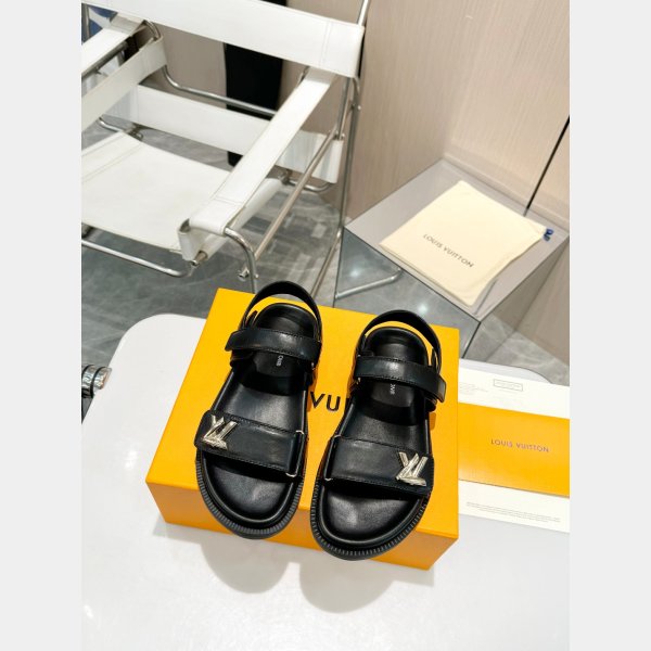 Copy LV Sunset Comfort Flat Sandal