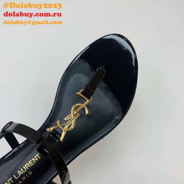 Cheap SAINT LAURENT flat sandals