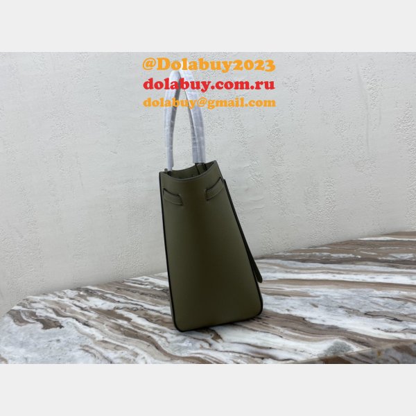 Wholesale Cheap Wholesale Celine Army Green Cabas Bags Online