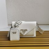 Saffiano Prada 1BP020 Luxury Envelope Cheap High Quality Bag