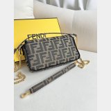 UK FENDI Iconic Baguette FF logo Luxury HANDBAG